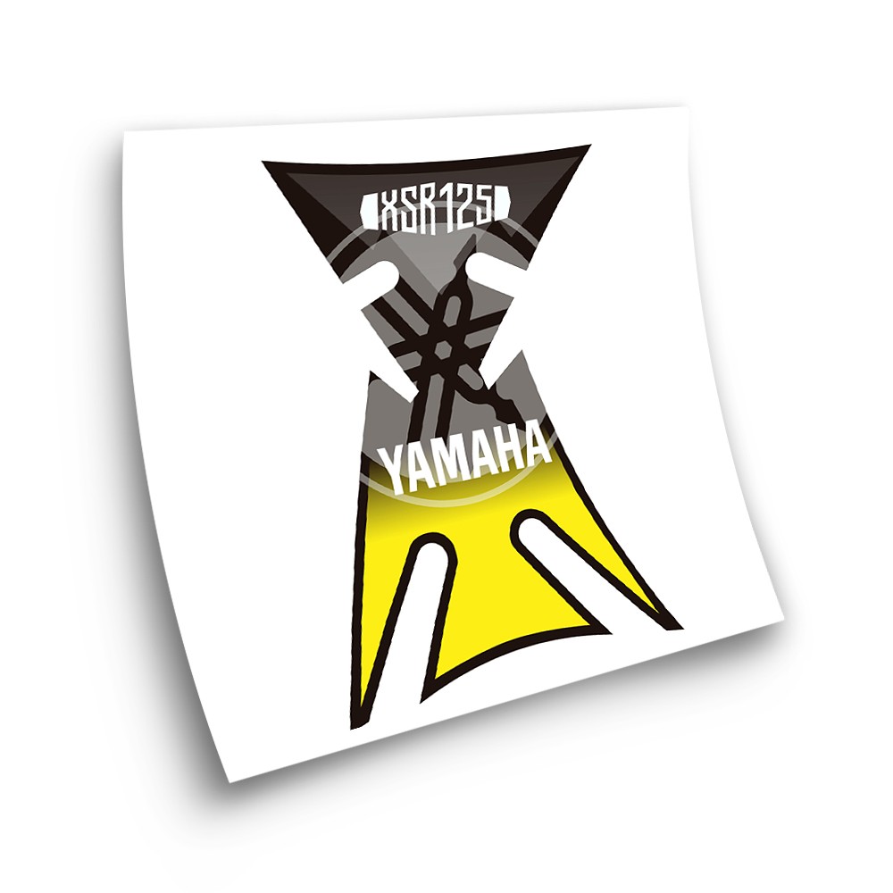 Motorfiets Tankbeschermer Stickers Yamaha XSR 125 Mod 2 - Star Sam
