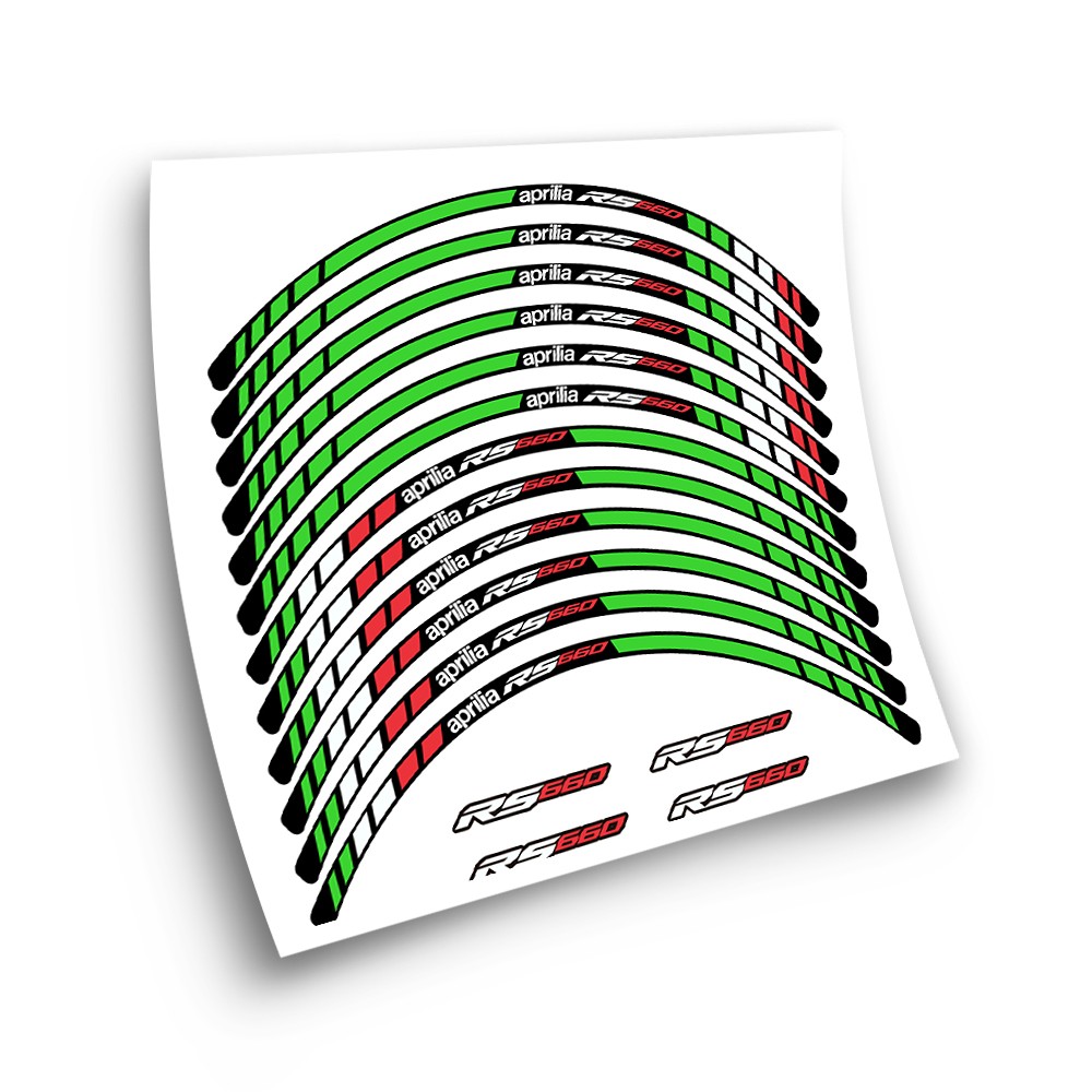Adesivi Per Cerchioni Di Moto Aprilia RS 660 Modello 2 - Star Sam