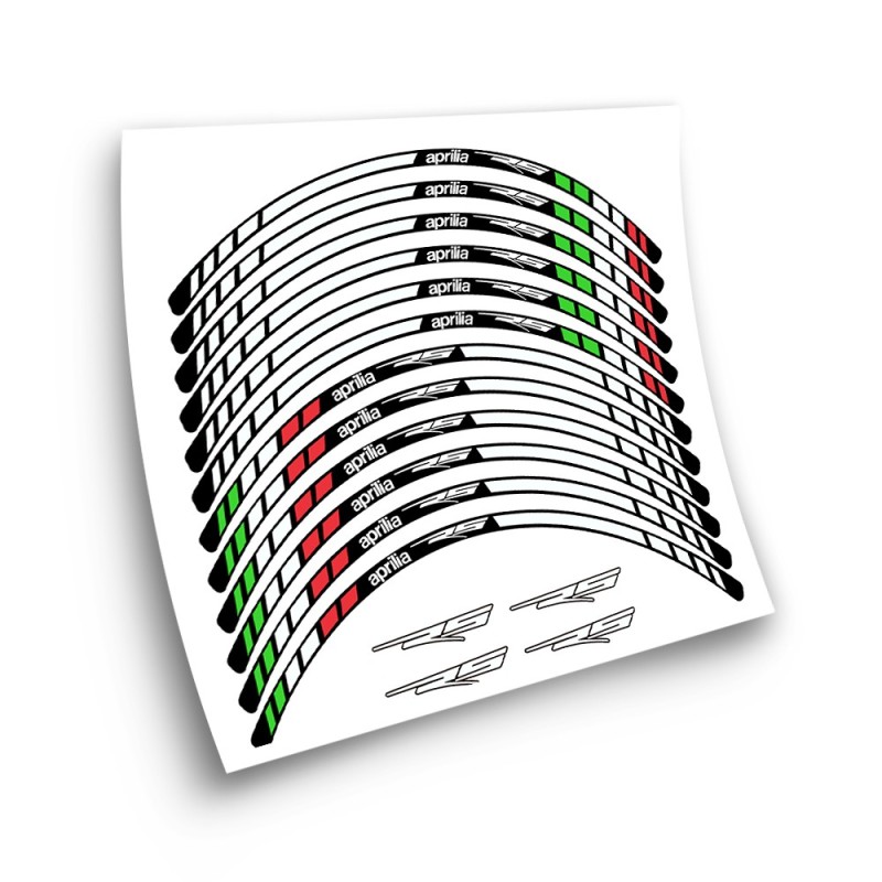 Adesivi Per Cerchioni Di Motocicletta Aprilia RS Modello 2 - Star Sam