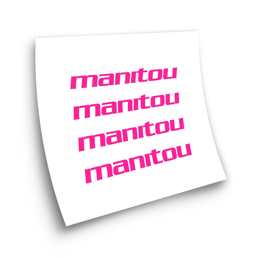 Stickers Pour Cadre de Velos Manitou Marque Decoupe - Star Sam