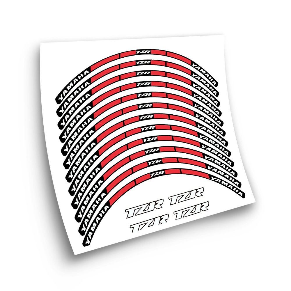 Stickers voor racefietsvelgen Yamaha TZR - Star Sam