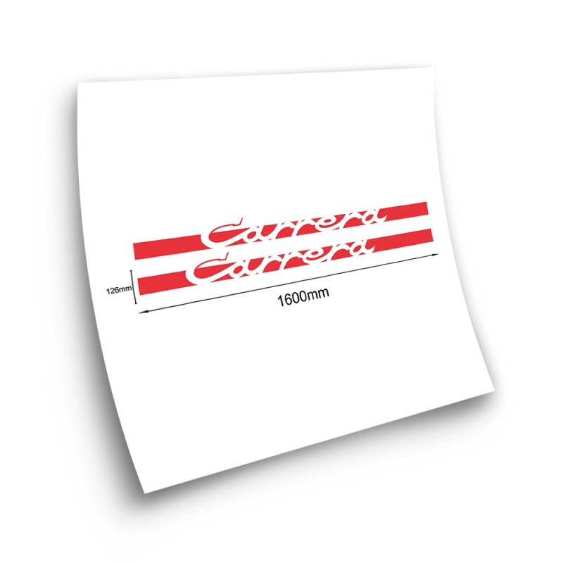 stickers side stripes Car Porsche 911 Carrera red