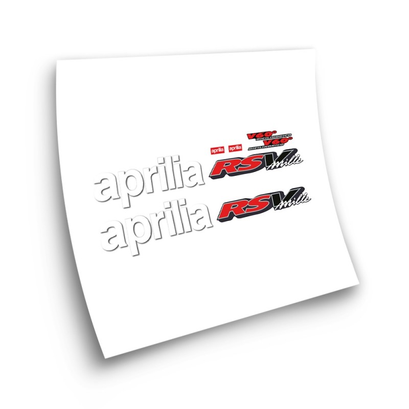 Aprilia RSV 1000 Mille Motorbike Stickers Year 1999 - Star Sam