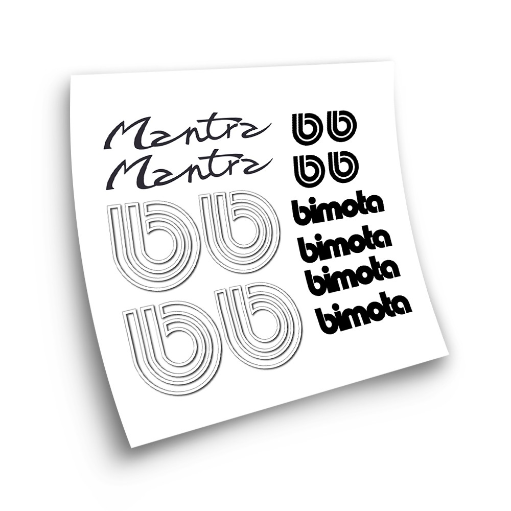 Bimota DB3 Mantra Motorbike Sticker  Black-White - Star Sam