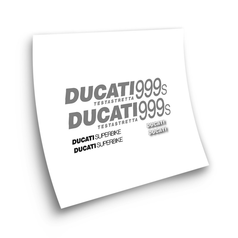 Ducati Mod 999S Testastretta  Motorbike Sticker Red  - Star Sam