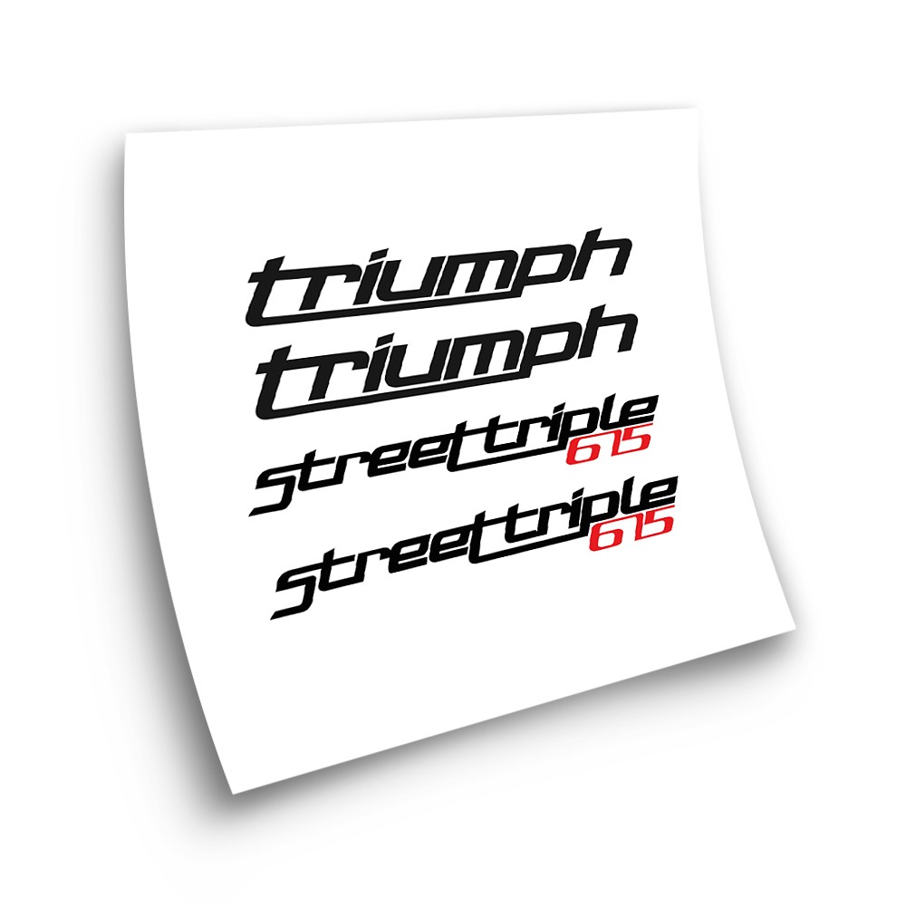Αυτοκόλλητα ποδηλάτου δρόμου Triumph Street triple 675 - Star Sam
