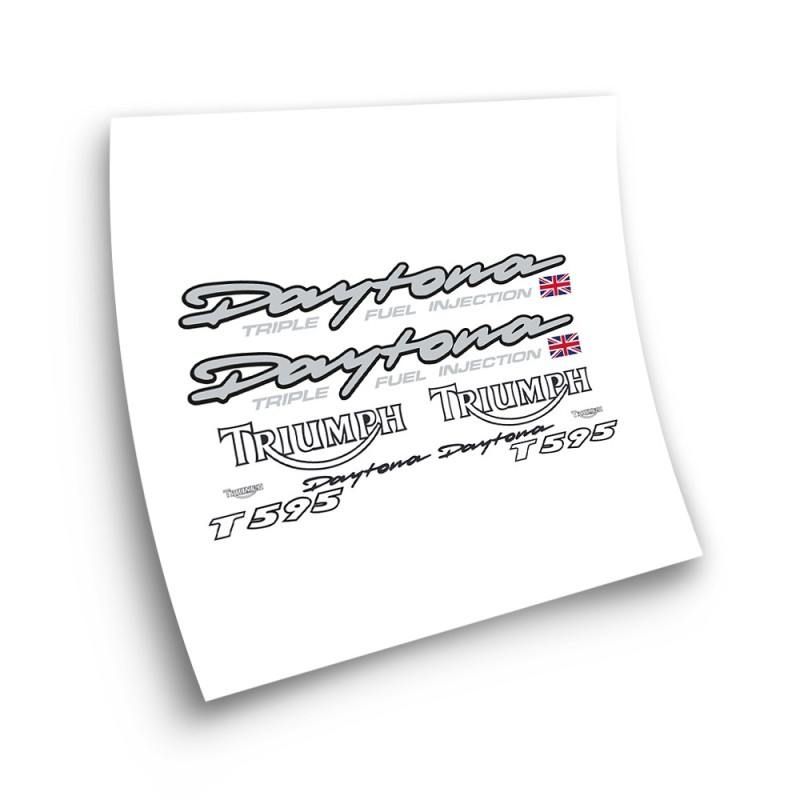 Stickers Moto Triumph Daytona T595 Ano 1997 Vermelho - Star Sam