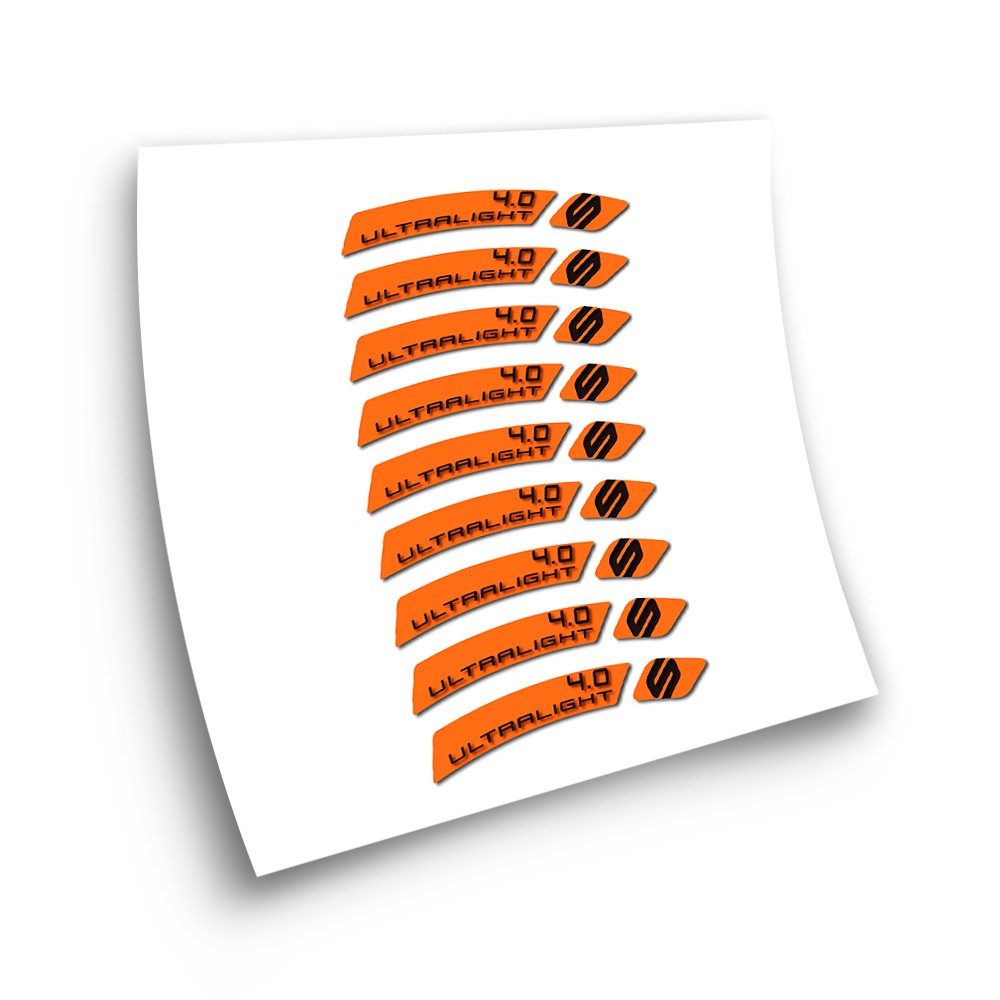 Stickers Pour Jantes de Velo Speedsix Ultralight 4.0 - Star Sam