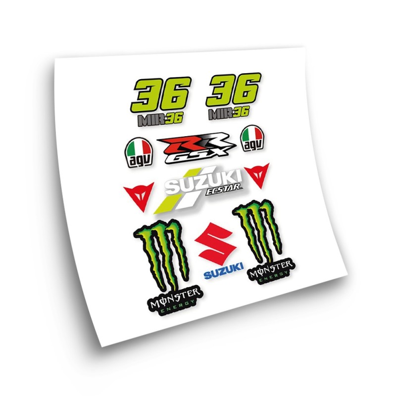 Autocollants Pour Motos Joan Mir Suzuki Monster Moto GP - Star Sam