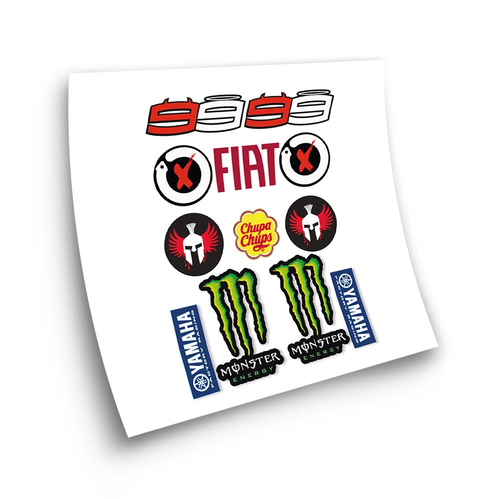 Adesivi Per Moto Jorge Lorenzo Monster Moto GP - Star Sam
