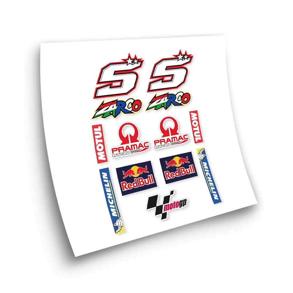 Stickers Johann Zarco Red Bull Moto GP - Ster Sam