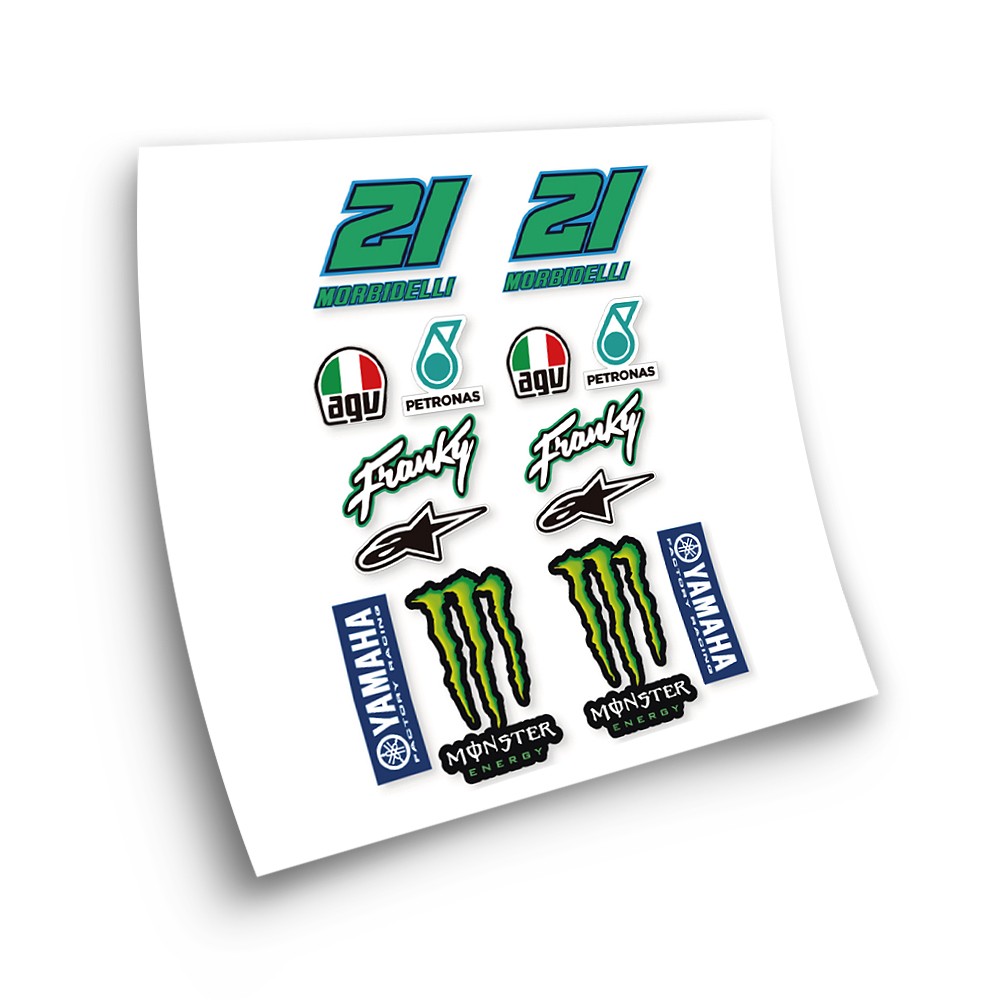 Franco Morbidelli Motorfiets Stickers Moto GP - Star Sam