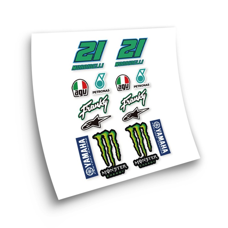 Kit 2 HONDA Stickers Written mm.200xmm.24 - Decals Stickers Aufkleber  Pegatinas MotoGP SBK Valentino Rossi 46 Ferrari Red Bull