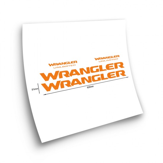 Naklejki na samochód miętowy Wrangler Unlimited