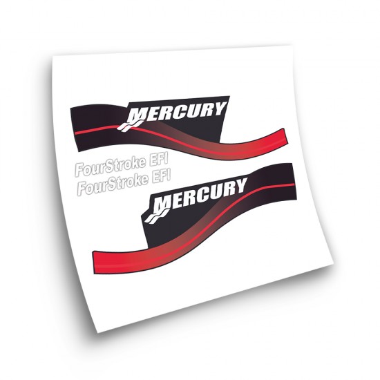 Mercury Fourstroke EFI - Star Sam - Mercury Fourstroke EFI buitenboordmotor bootstickers