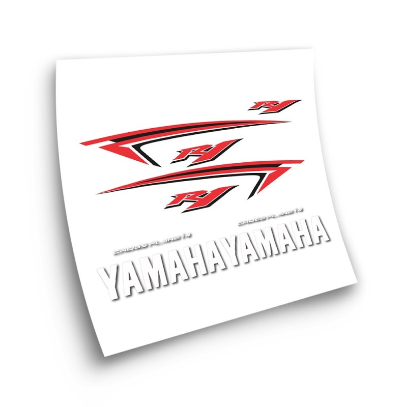 Yamaha R1 USA Motorbike Stickers 2009 White Colour - Star Sam