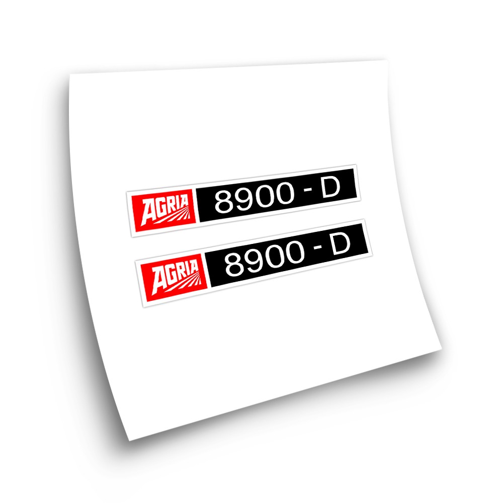 Adesivi Per Trattori Agria Modello 8900-D Due Stickers - Star Sam