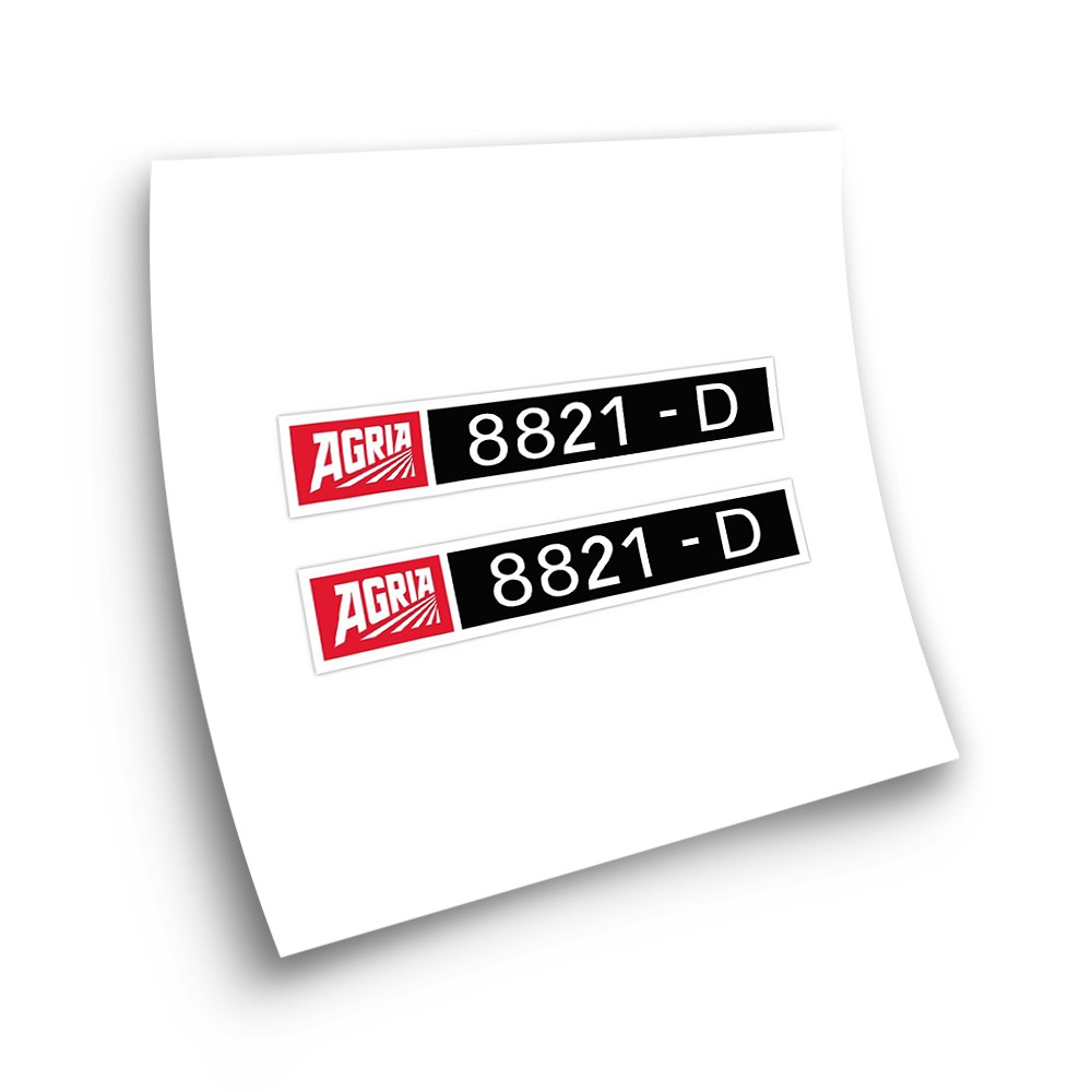 Adesivi Per Trattori Agria Modello 8821-D Due Stickers - Star Sam