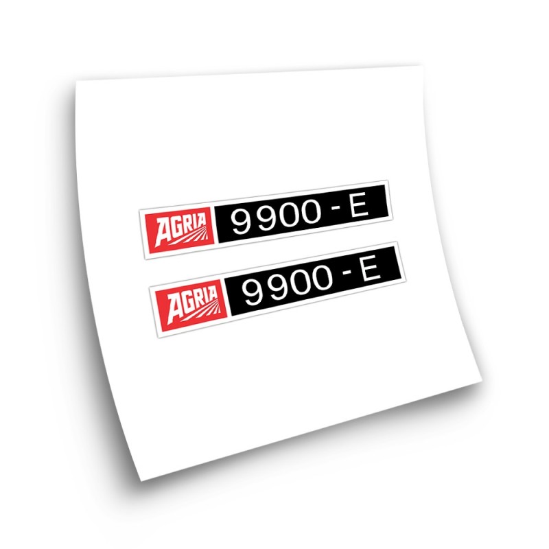 Adesivi Per Trattori Agria Modello 9900-E Due Stickers - Star Sam