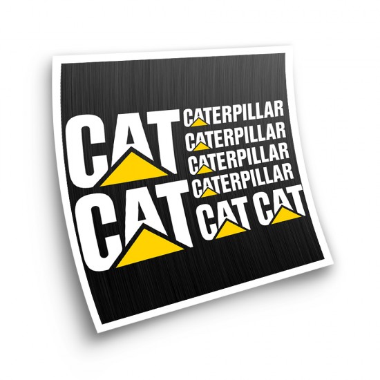 Stickers Voor Trekkers Caterpillar CAT Graafmachines - Star Sam