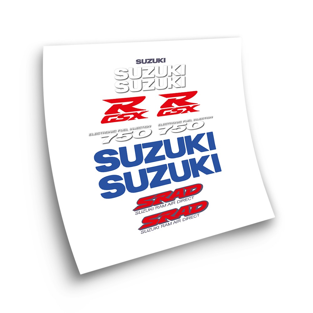Stickers Moto Suzuki GSX-R 750 Srad Ano 1998 - Star Sam