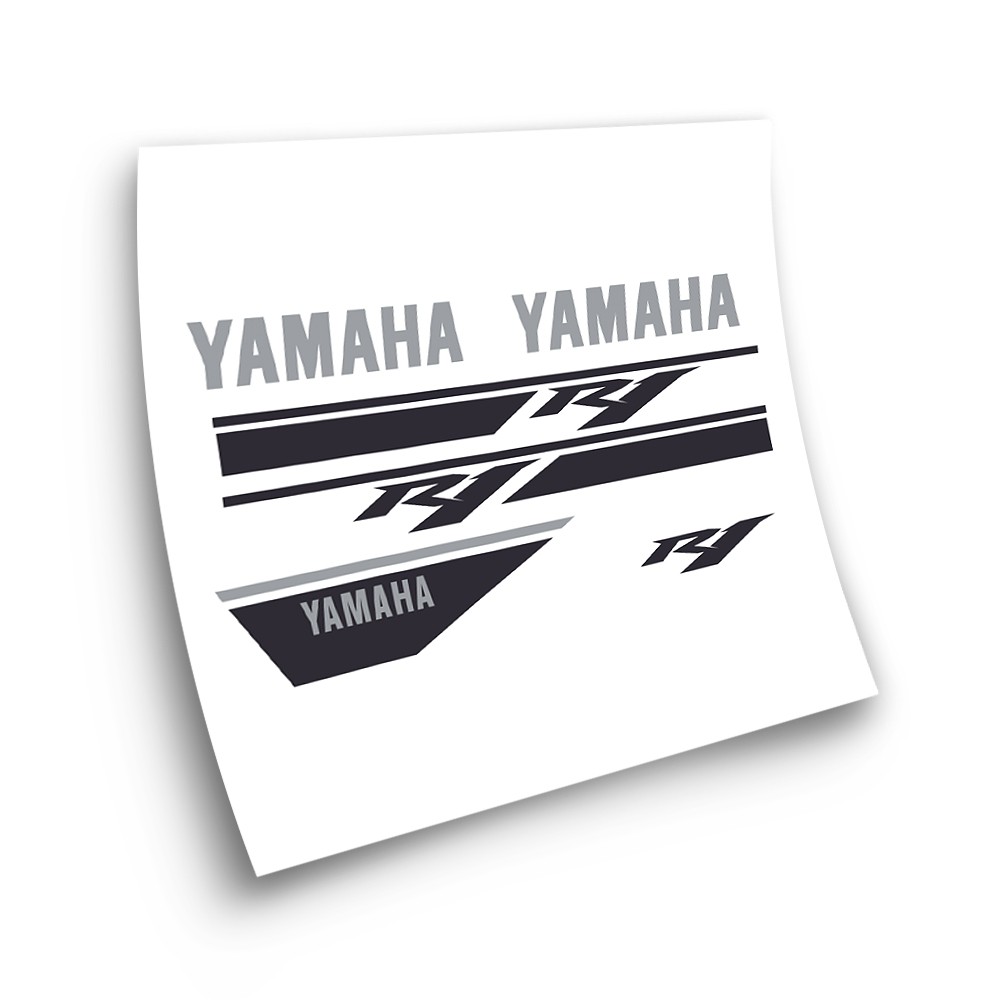 Motorfiets Stickers Yamaha R1 Jaar 2014 Zwart - Star Sam