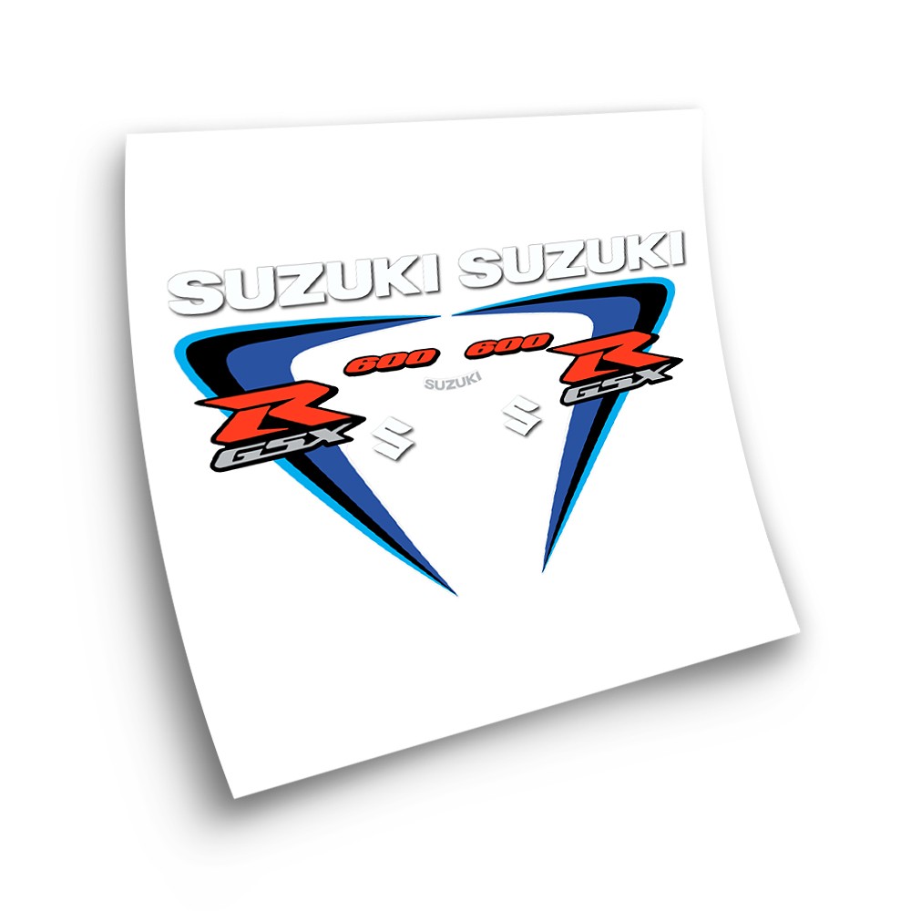 Stickers Moto Suzuki GSXR 600 K5 Jaar 2005 Blauw - Star Sam