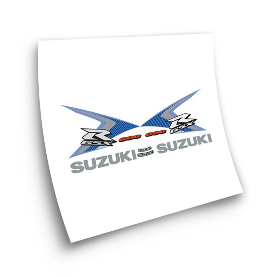 Suzuki GSXR Motorrad Aufkleber Jahr 2008 Weiss - Star Sam