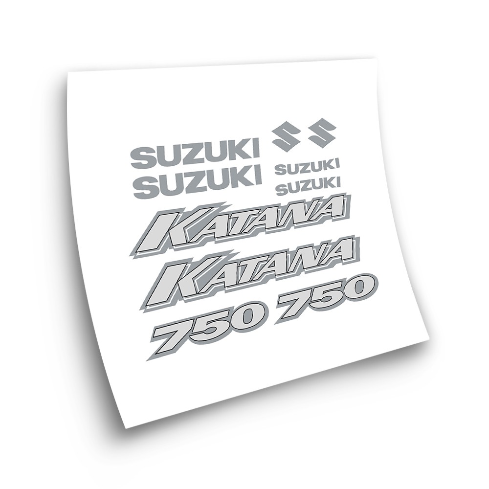 Suzuki Katana 750 Motorbike Stickers Year 2003 Black - Star Sam