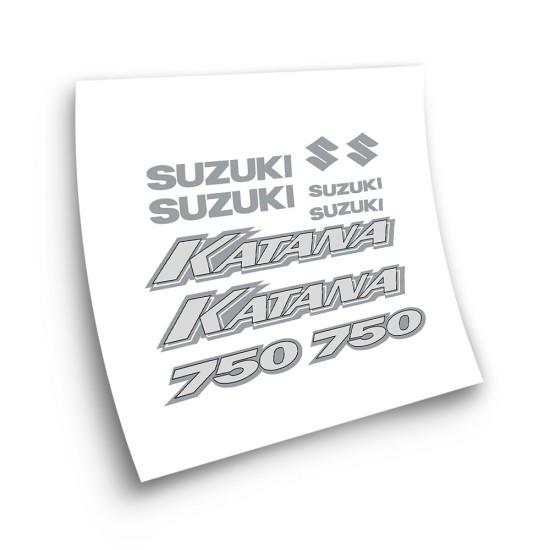 Stickers Moto Suzuki Katana 750 Jaar 2003 Zwart - Star Sam