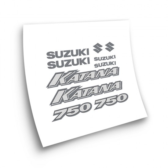Stickers Suzuki Katana 750 Jaar 2003 Zilver - Star Sam