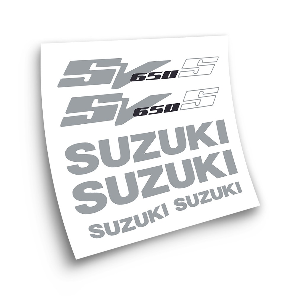 Suzuki SV650F Motorbike Stickers Year 2002 Grey Colour - Star Sam