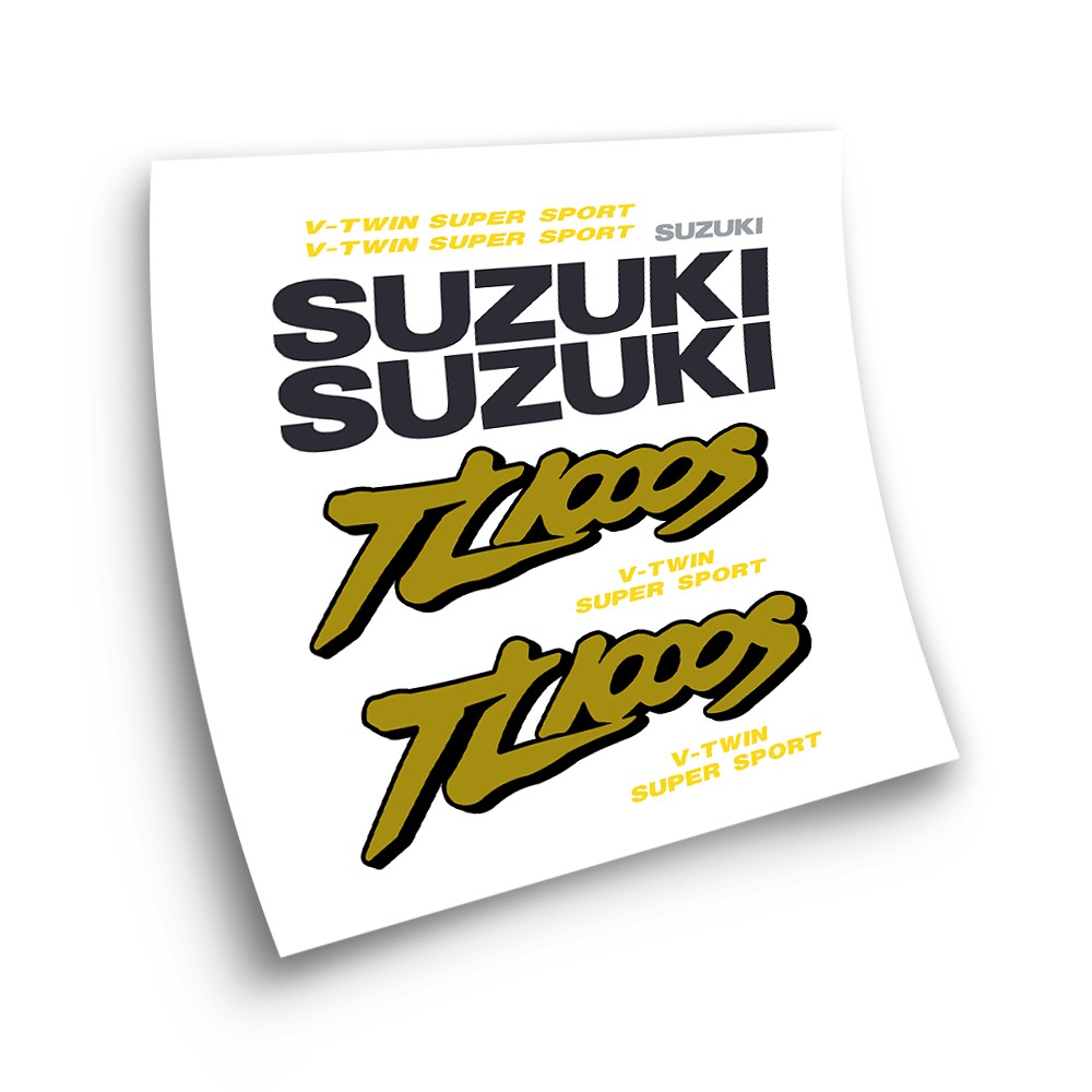 Autocollants Pour Motos de Sport  Suzuki TL1000S Rouge - Star Sam