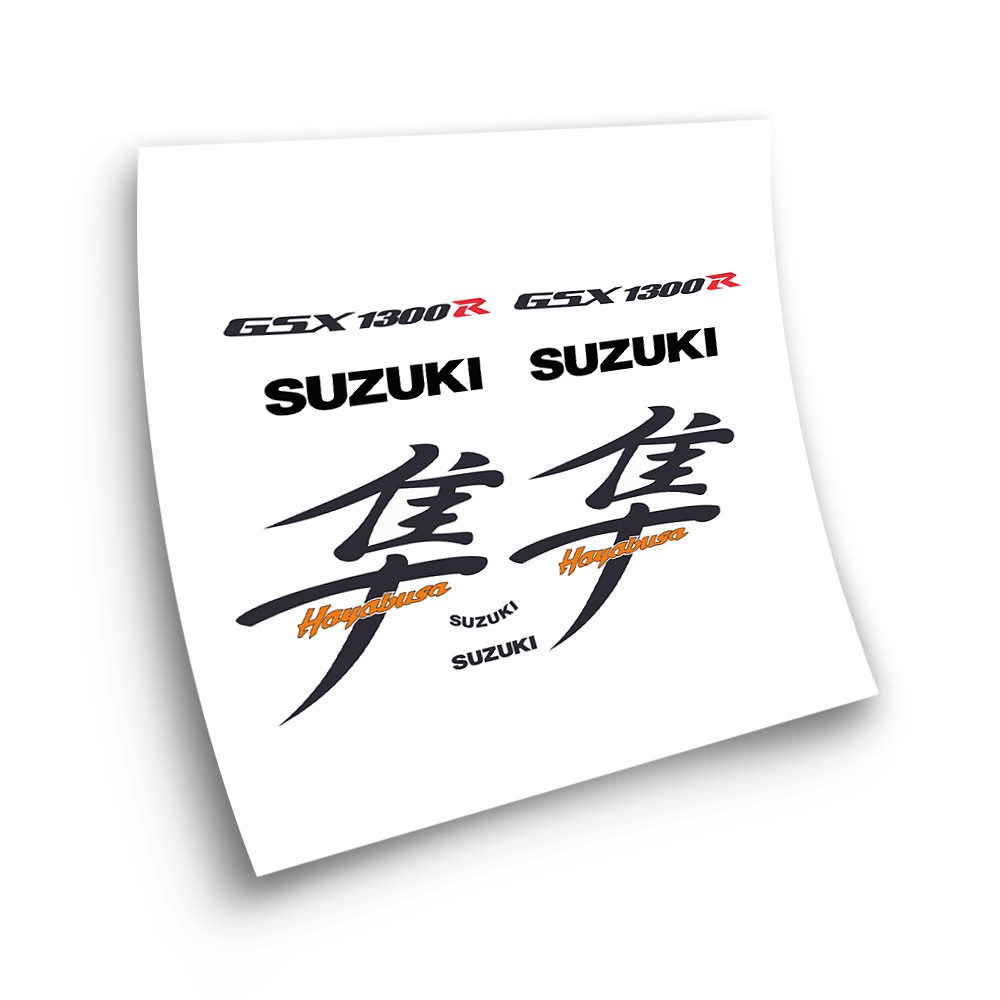 Stickers Moto Suzuki Hayabusa 1300R Jaar 2001 Oranje - Star Sam