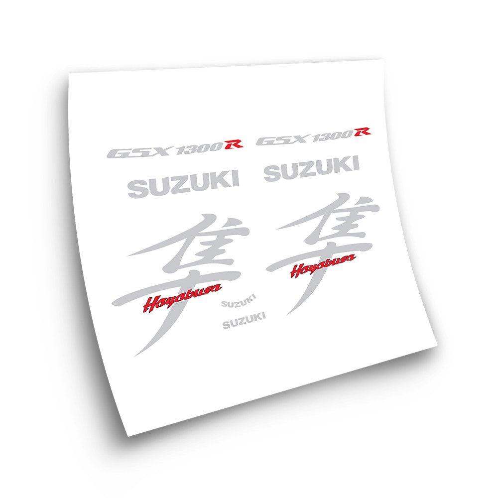 Autocollants Pour Motos Suzuki Hayabusa 1300R 2001 Rouge - Star Sam