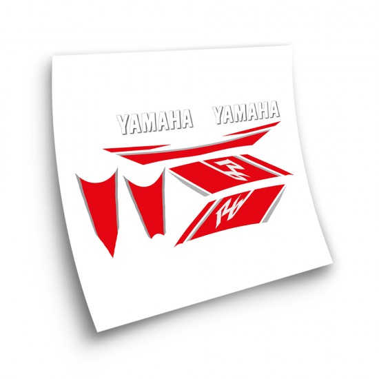Yamaha YZF R6 Motorbike Stickers Year 2008 White - Star Sam