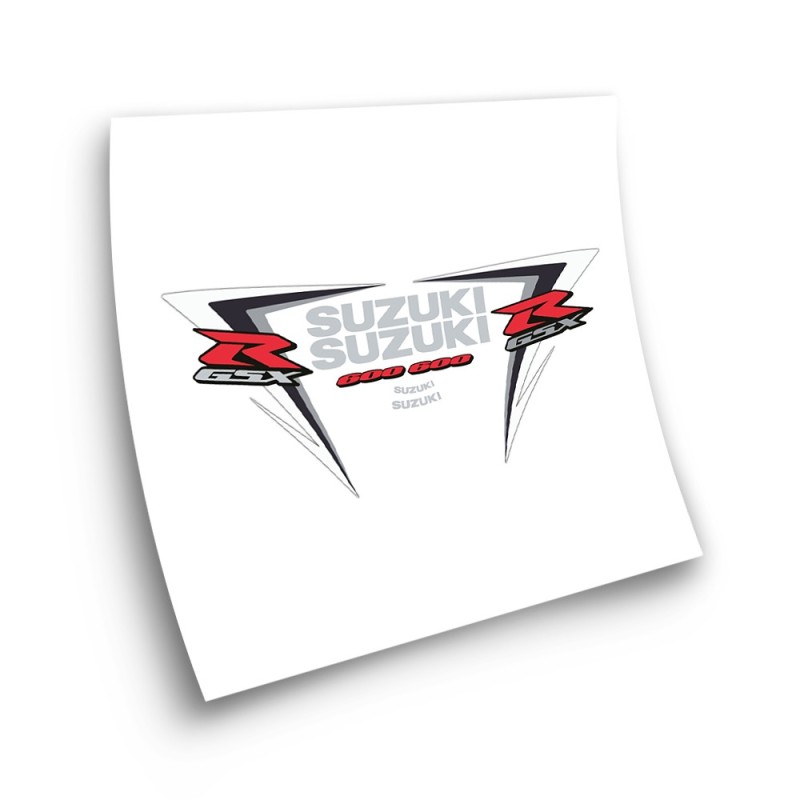 Suzuki GSXR 600 Motorbike Stickers Year 2007 Red - Star Sam