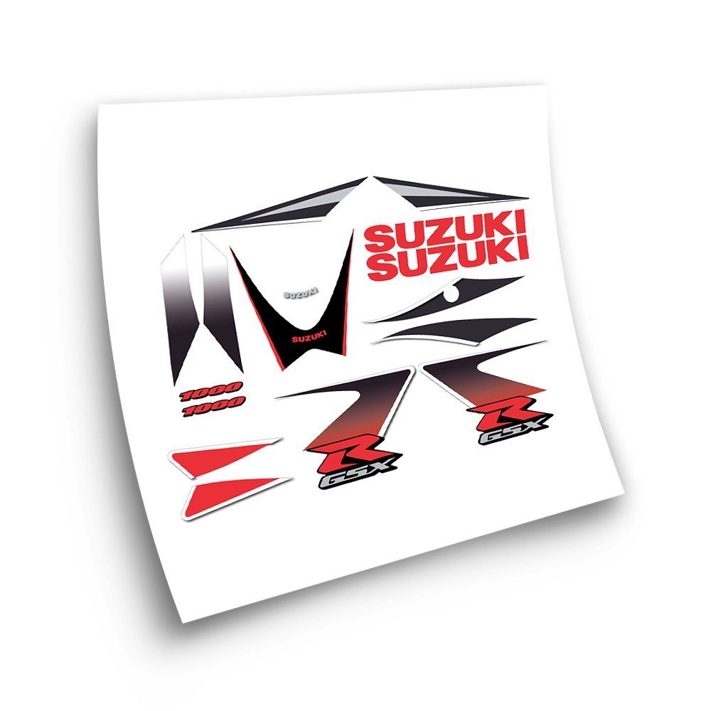 Suzuki GSXR 1000 Motorbike Stickers Year 2006 Red - Star Sam