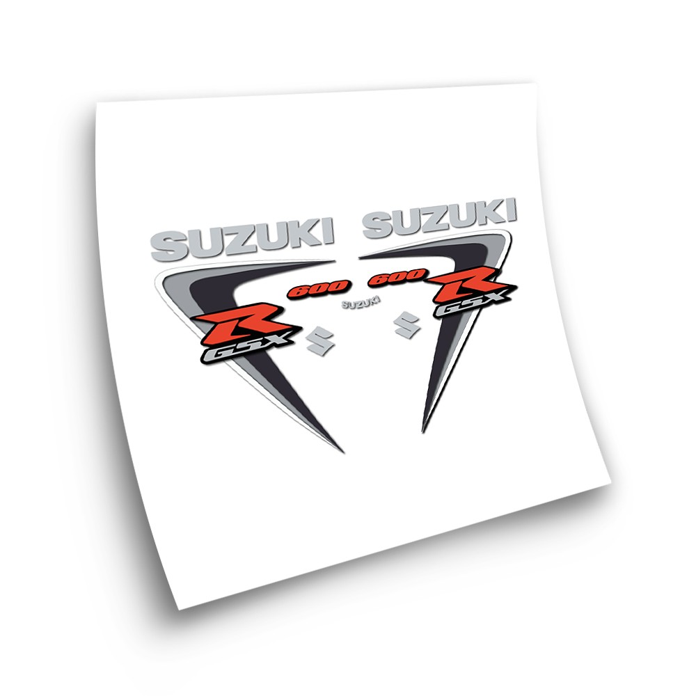 Moto Stickers Suzuki GSXR 600 K6 Jaar 2006 Zwart - Ster Sam