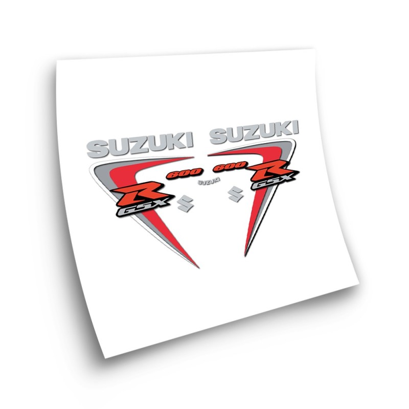 Autocollants Pour Motos Suzuki GSXR 600 K6 2006 Rouge - Star Sam