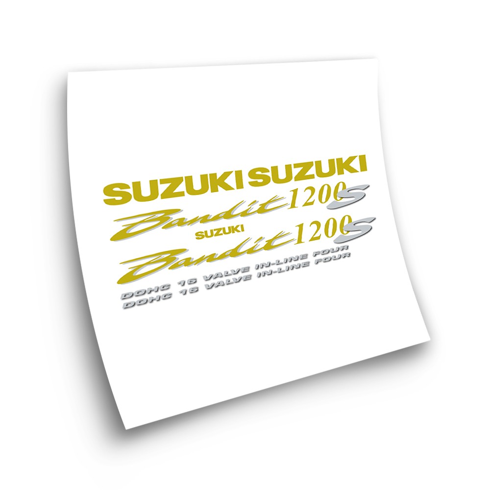 Adesivi Moto Suzuki GSF 1200S Bandit 2001 a 2002 Verde - Star Sam