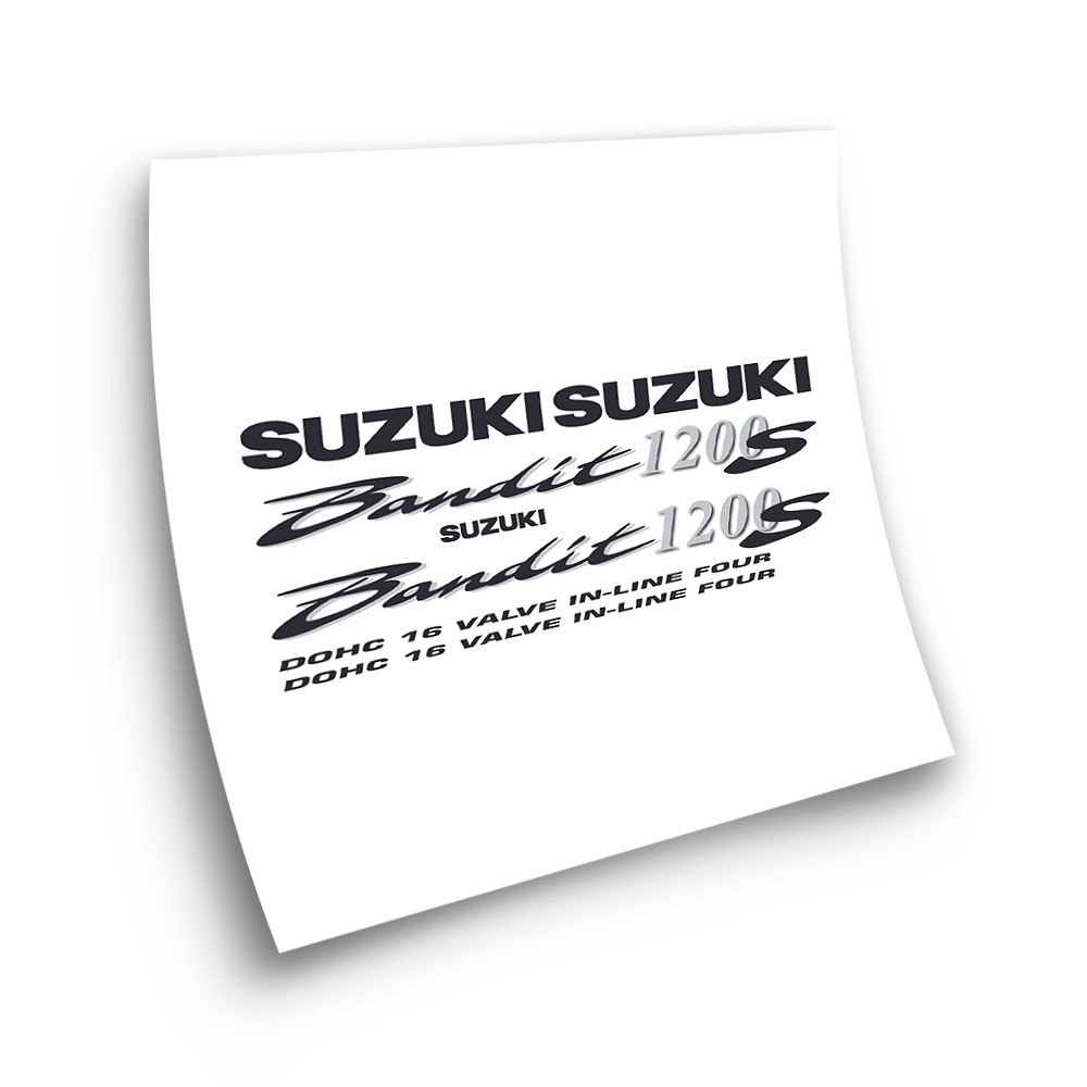 Adesivi Moto Suzuki GSF 1200S Bandit 2001 a 2002 Argento - Star Sam