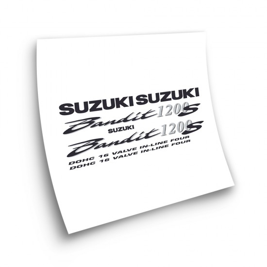 Stickers Moto Suzuki GSF 1200S Bandit 2001 tot 2002 Zilver - Star Sam