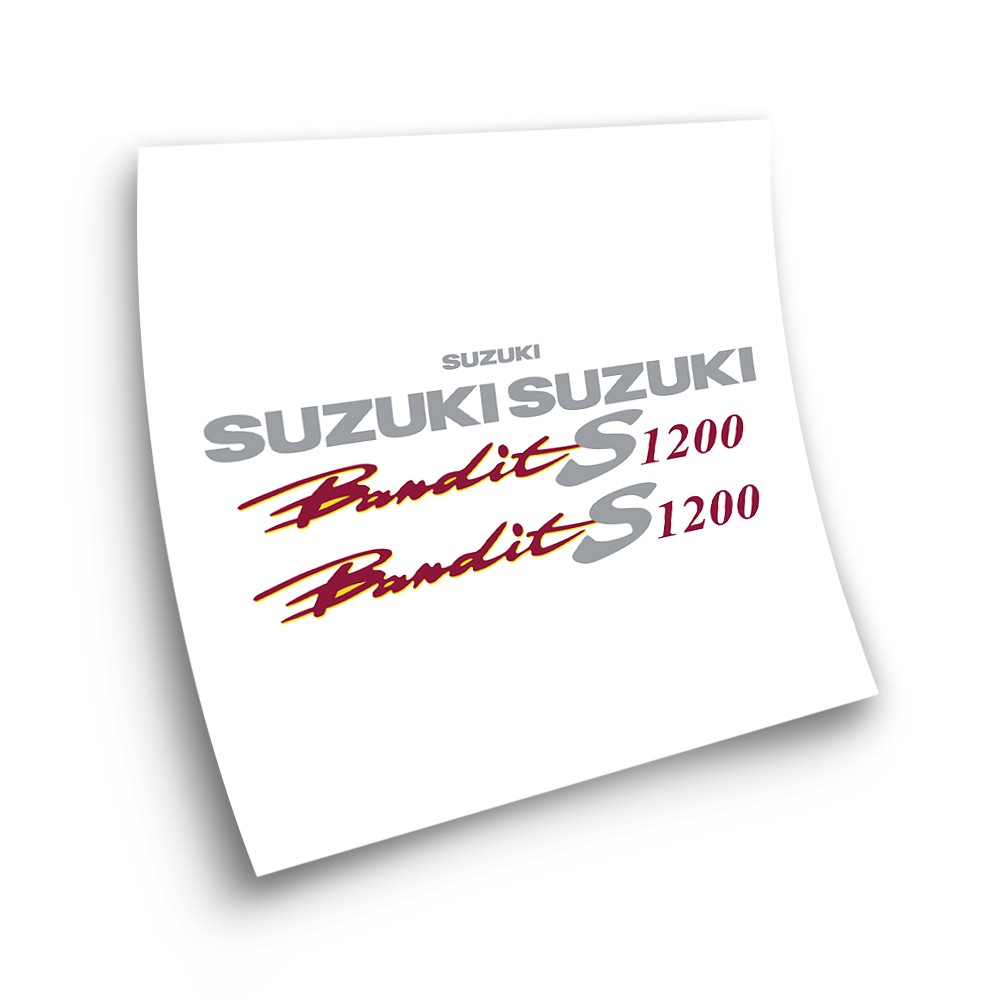Moto Αυτοκόλλητα Suzuki GSF 1200S Bandit Έτος 1995 Ασημί - Star Sam