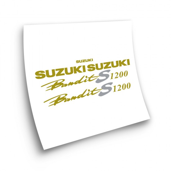 Stickers Moto Suzuki GSF 1200S Bandit Jaar 1995 Groen - Star Sam