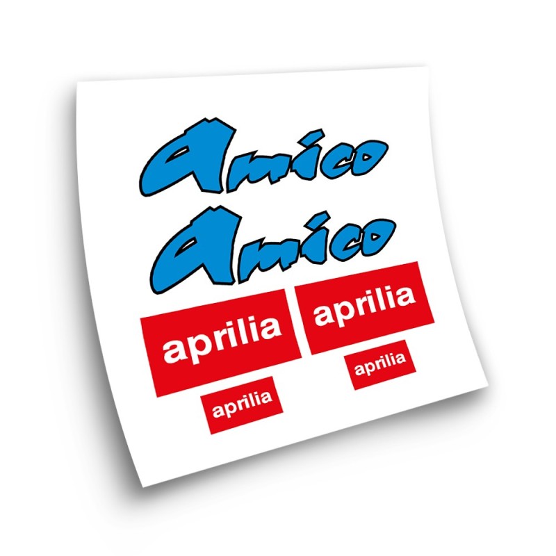 Motorbike Stickers Scooter Aprilia Model Amico - Star Sam