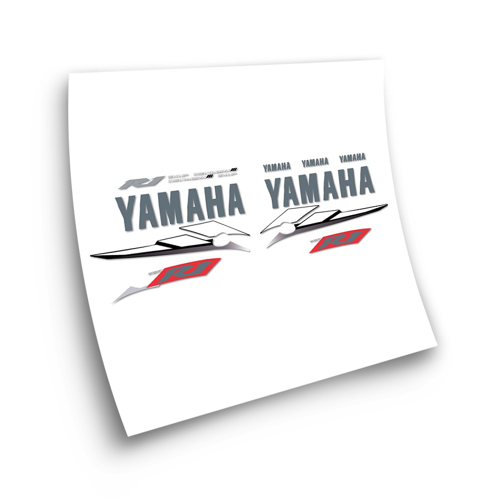 Motorfiets Stickers Yamaha YZF R1 Jaar 2003 Rood - Star Sam