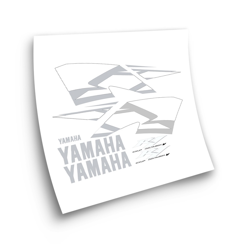 Yamaha YZF R1 Model 2 Motorbike Stickers 2004 Blue - Star Sam