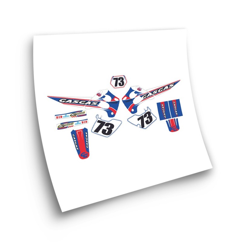 Gas Gas EC Mod2 Motorbike Stickers 1998-01 Blue-Red - Star Sam