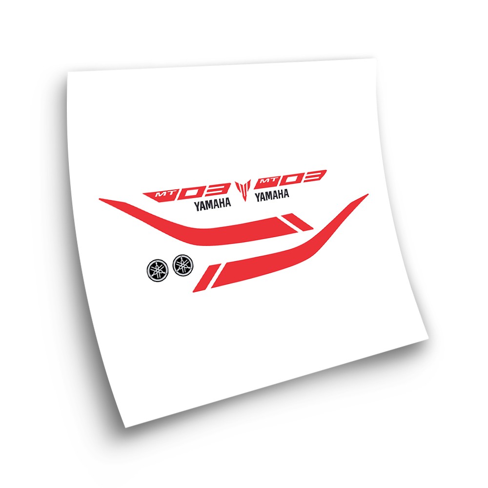 Yamaha MT 03 Motorbike Stickers 2021-2022 Red Colour - Star Sam